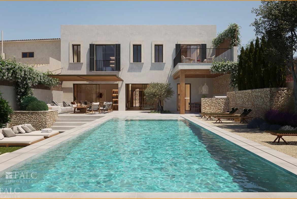 Luxuriöses Stadhaus mit Pool/luxuriosa casa del pueblos von piscina/luxury villa