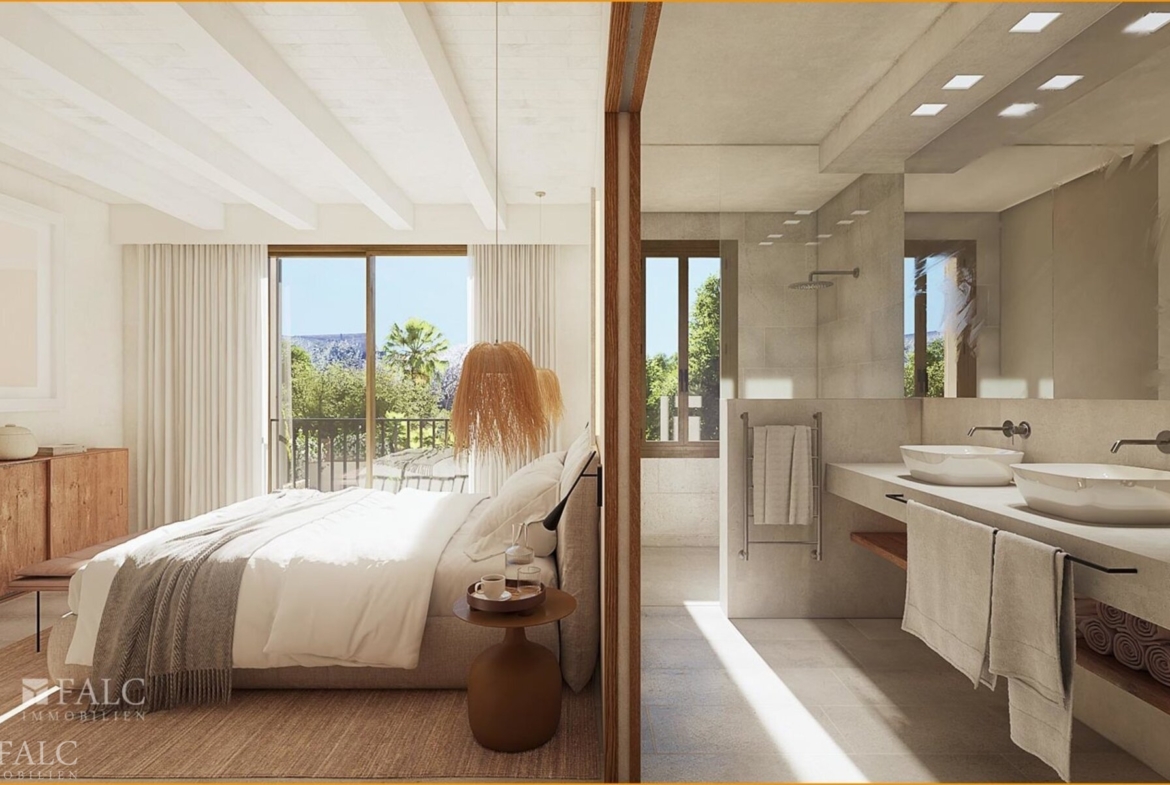 Schlafzimmer mit Bad en Suite/dormitorio con baño en suite/bedroom with bathroom